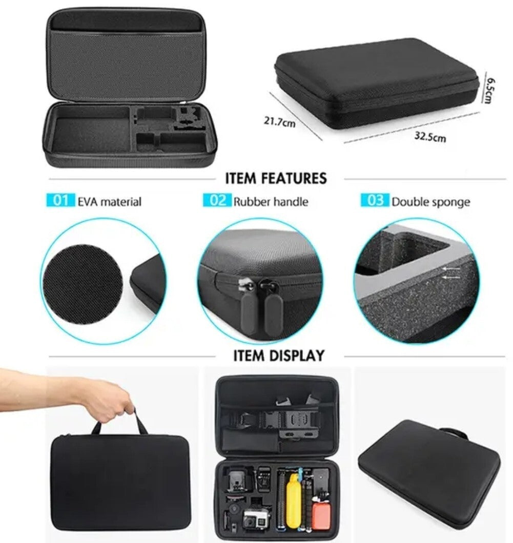 50 in 1 Accessories for Gopro 13 12 11 10 9 8 7 6 Bundle Chest Head Mount Biking