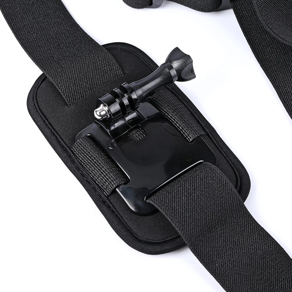 QQT for Accessories Gopro Shoulder Strap Mount Chest Harness Adapter for Go Pro Hero11 10 9 8 7 6 5 4 3Black Edition Xiaomi Yi