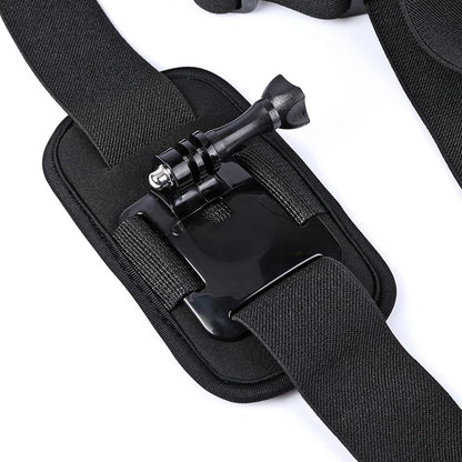 QQT for Accessories Gopro Shoulder Strap Mount Chest Harness Adapter for Go Pro Hero11 10 9 8 7 6 5 4 3Black Edition Xiaomi Yi