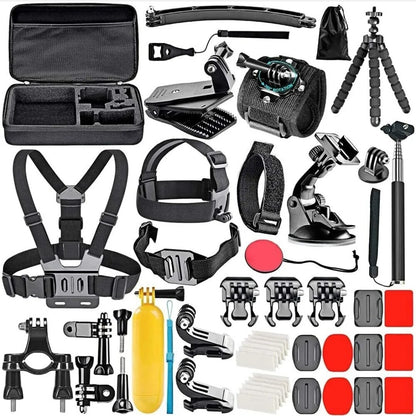 50 in 1 Accessories for Gopro 13 12 11 10 9 8 7 6 Bundle Chest Head Mount Biking