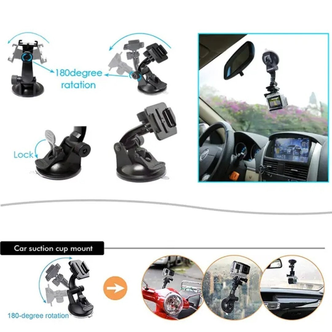 50 in 1 Accessories for Gopro 13 12 11 10 9 8 7 6 Bundle Chest Head Mount Biking