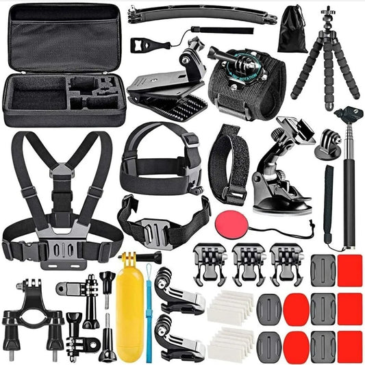 50 in 1 Accessories for Gopro 13 12 11 10 9 8 7 6 Bundle Chest Head Mount Biking
