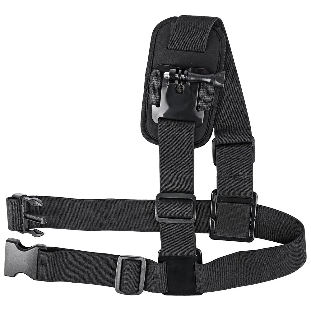 QQT for Accessories Gopro Shoulder Strap Mount Chest Harness Adapter for Go Pro Hero11 10 9 8 7 6 5 4 3Black Edition Xiaomi Yi